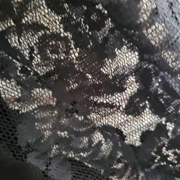 Chloe & Jasmine blouse long sleeve Women's 2X black NWT - Picture 5 of 8